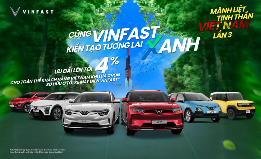 2222 VinFast Phú Thọ: Cơ hội vàng sở hữu VF3 với ưu đãi 4% – Báo giá lăn bánh mới nhất tại Việt Trì